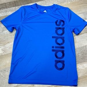 Boy’s Adidas Blue Dri-fit T-Shirt - Size Medium 10/12